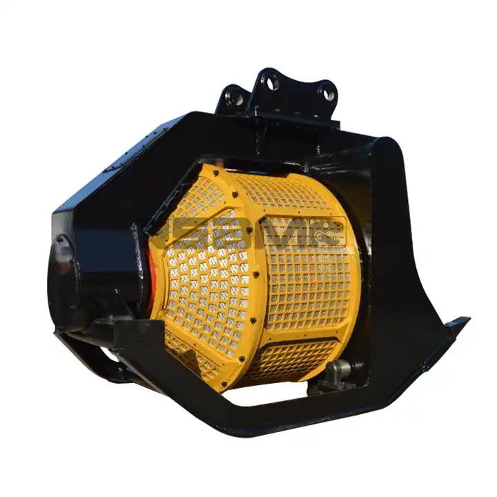Capacity 0.8-3.6m3 Rotating Screening Bucket cho máy đào 1-50T