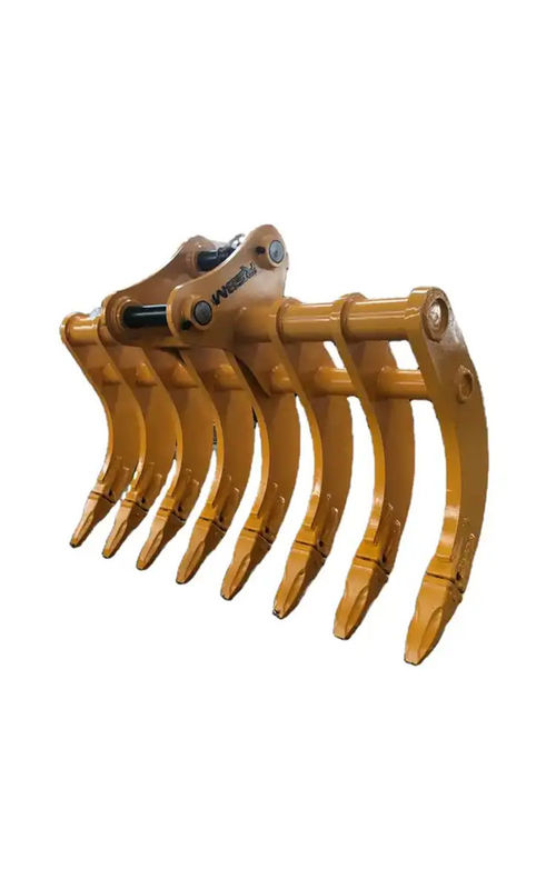 Công dụng nặng thép Excavator rắc rễ Excavator rắc đính kèm để loại bỏ rễ