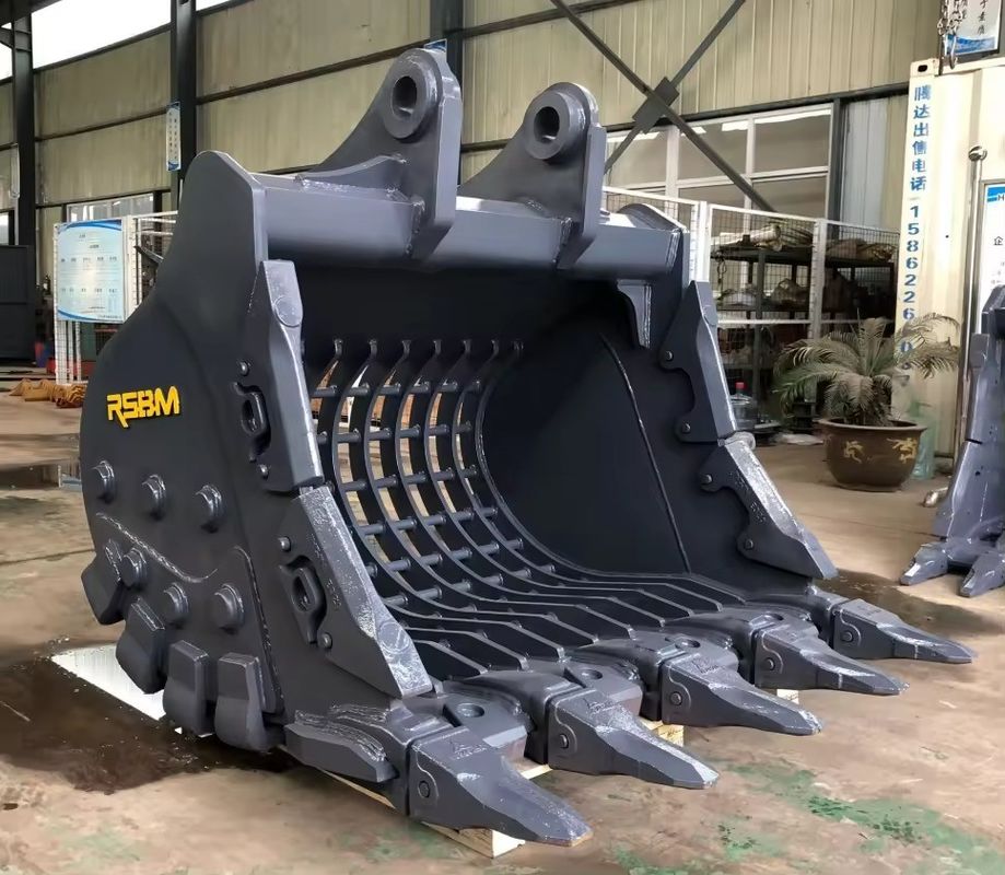 Máy nặng đất phân loại phụ tùng Q355 Skeleton Bucket cho máy đào 1-80T