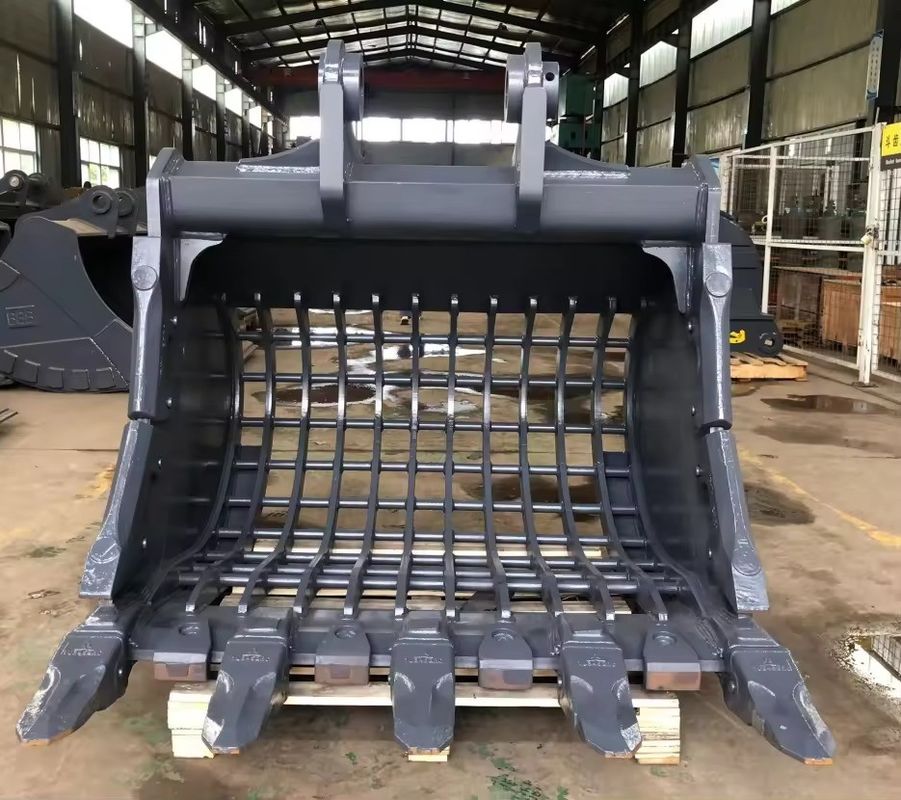 Máy nặng đất phân loại phụ tùng Q355 Skeleton Bucket cho máy đào 1-80T