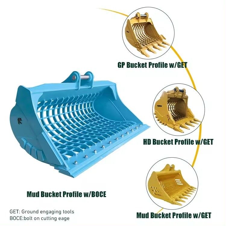 1-80T Khớp nối bộ xương máy đào bằng vật liệu Q460 cho hiệu suất