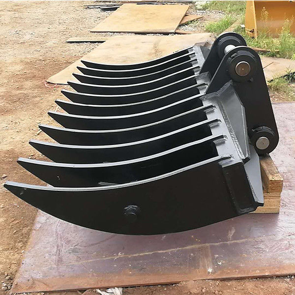 6-12 răng Excavator đốn cây Rake 250 lbs vận chuyển trọng lượng thiết kế linh hoạt