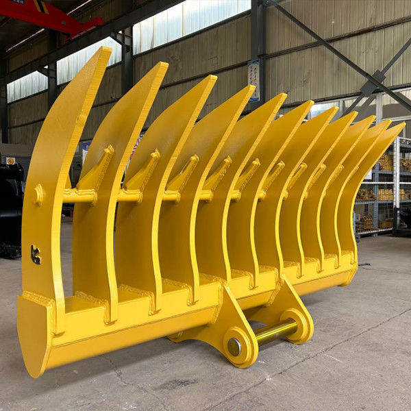 5-7 ngày làm việc Excavator Root Rake cho vận chuyển đất liền với Hoa Kỳ
